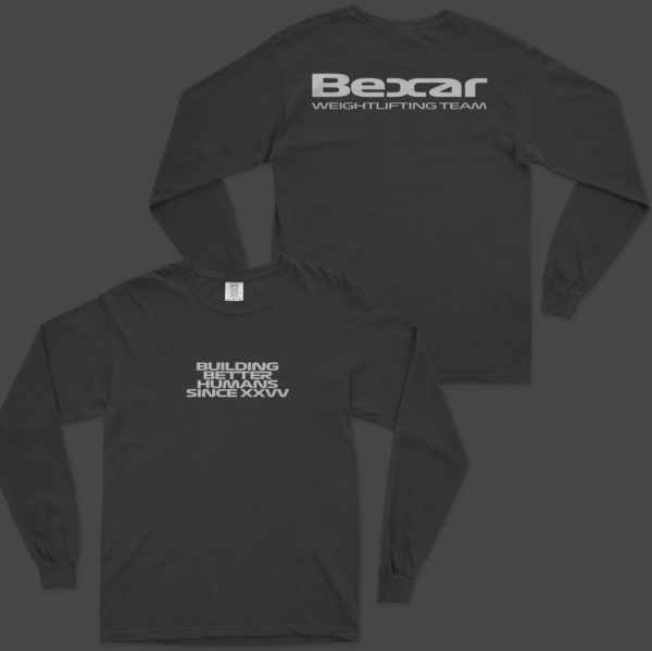 Bexar Weightlifting Team Long Sleeve Tee - Image 2